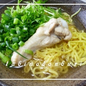 かんたん麻油鶏☆(鶏肉の胡麻油風味スープ)